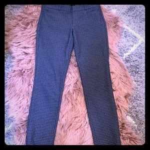Blue patterned Banana Republic Pants